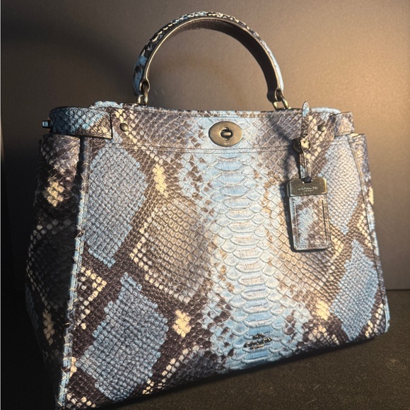 NWT Coach Gramercy Python Handbag - Picture 2 of 9